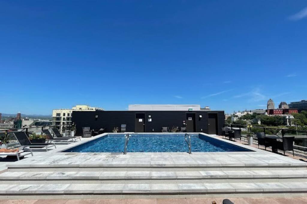 Condo Chic, Centre-Ville Piscine, Terrasse, Gym Québec Zewnętrze zdjęcie