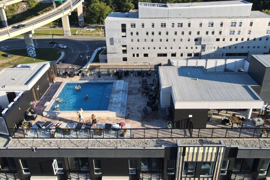 Condo Chic, Centre-Ville Piscine, Terrasse, Gym Québec Zewnętrze zdjęcie